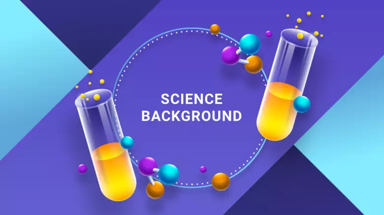 Detail Background Ppt Science Nomer 44