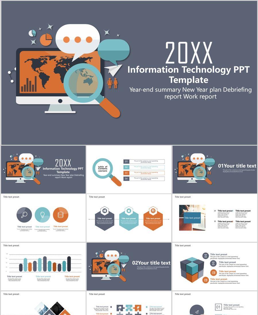 Detail Background Ppt Teknologi Informasi Nomer 18