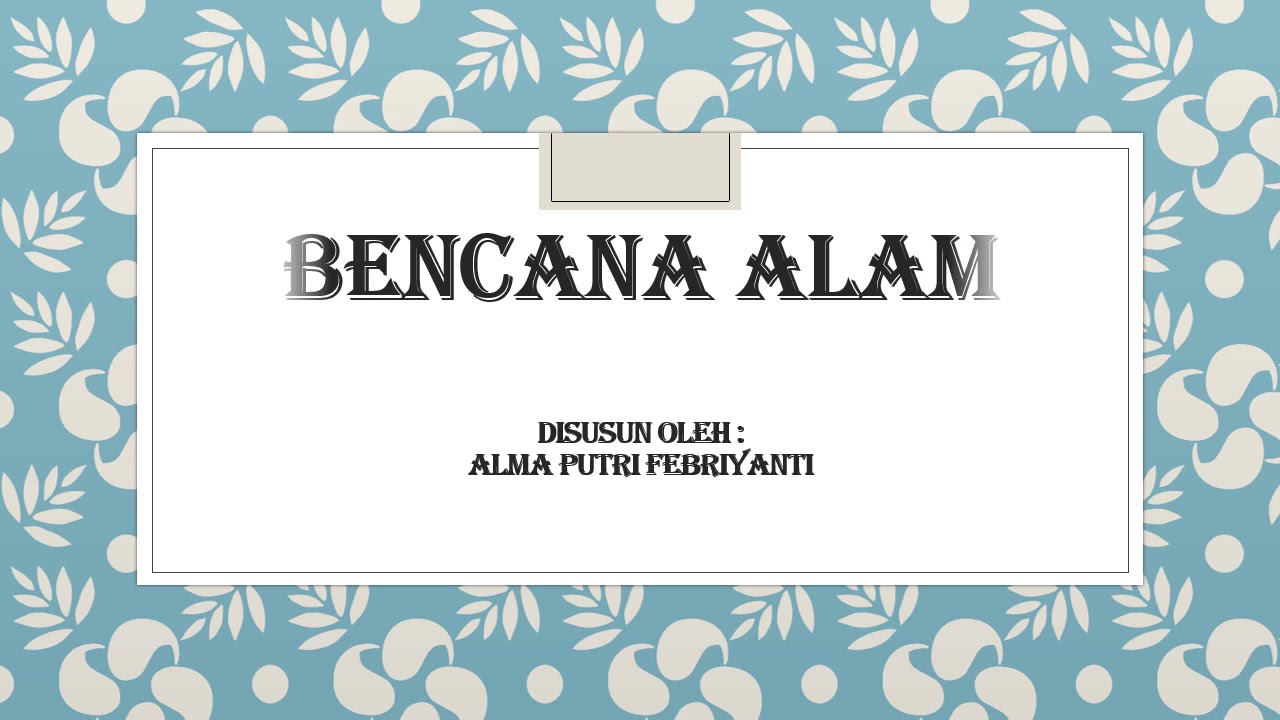 Detail Background Ppt Tentang Alam Nomer 54