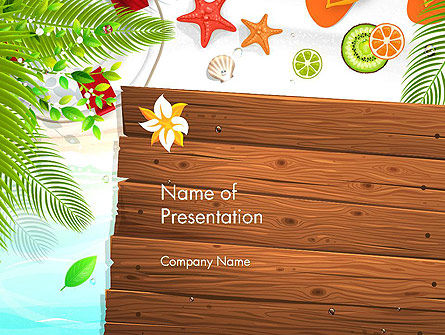 Detail Background Ppt Tropical Nomer 37