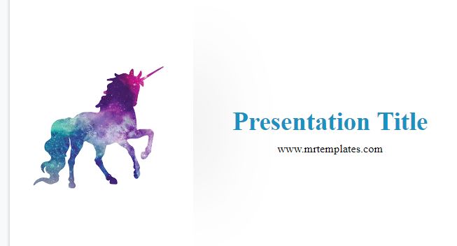 Detail Background Ppt Unicorn Nomer 3