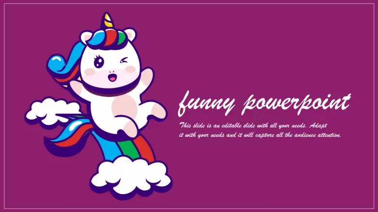 Detail Background Ppt Unicorn Nomer 22