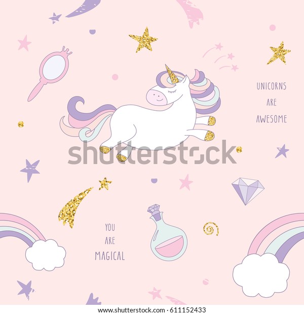 Detail Background Ppt Unicorn Nomer 25