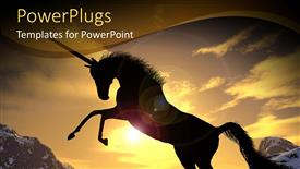 Detail Background Ppt Unicorn Nomer 28