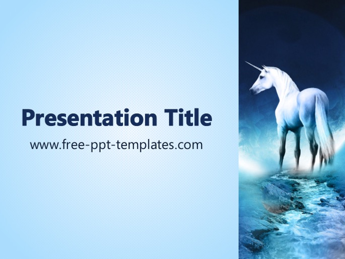 Detail Background Ppt Unicorn Nomer 5