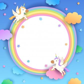 Detail Background Ppt Unicorn Nomer 6