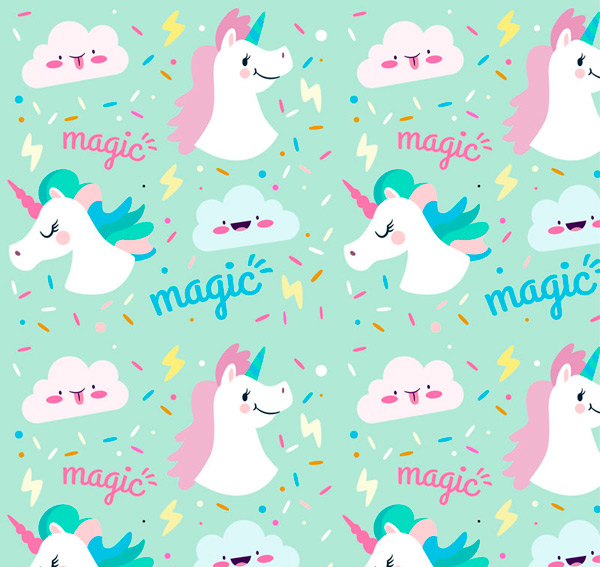 Detail Background Ppt Unicorn Nomer 7