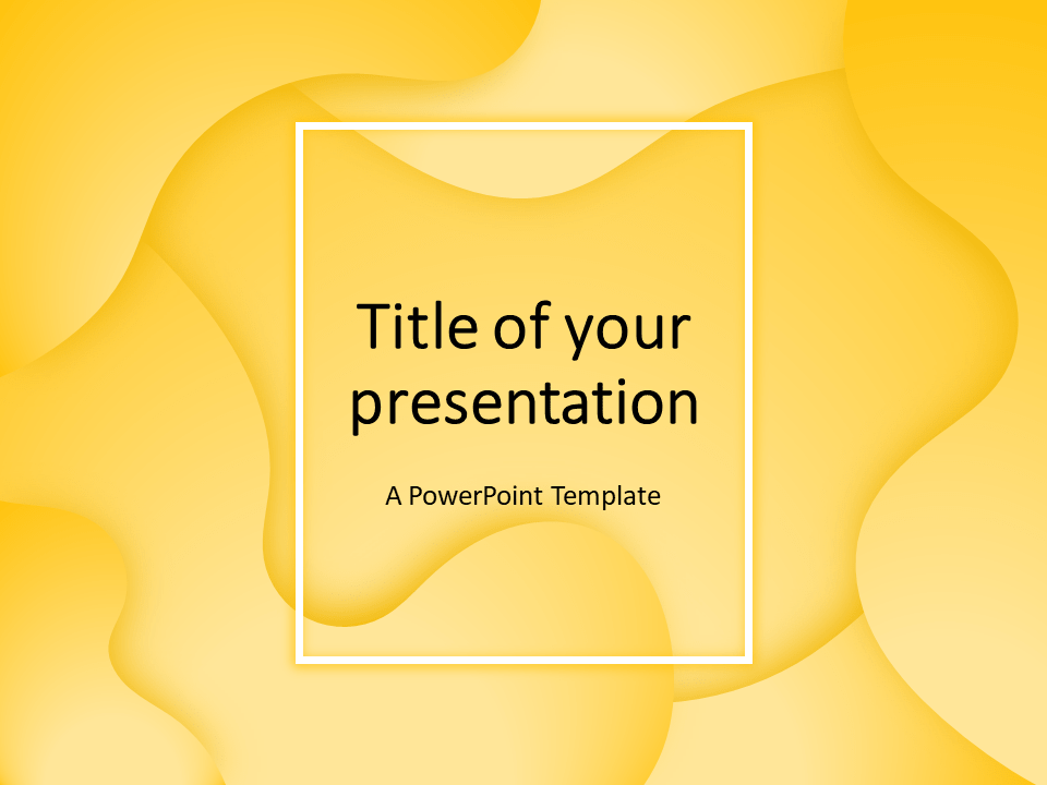 Detail Background Ppt Yellow Nomer 3