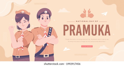 Detail Background Pramuka Nomer 24