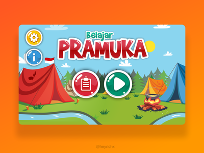 Detail Background Pramuka Vector Nomer 21