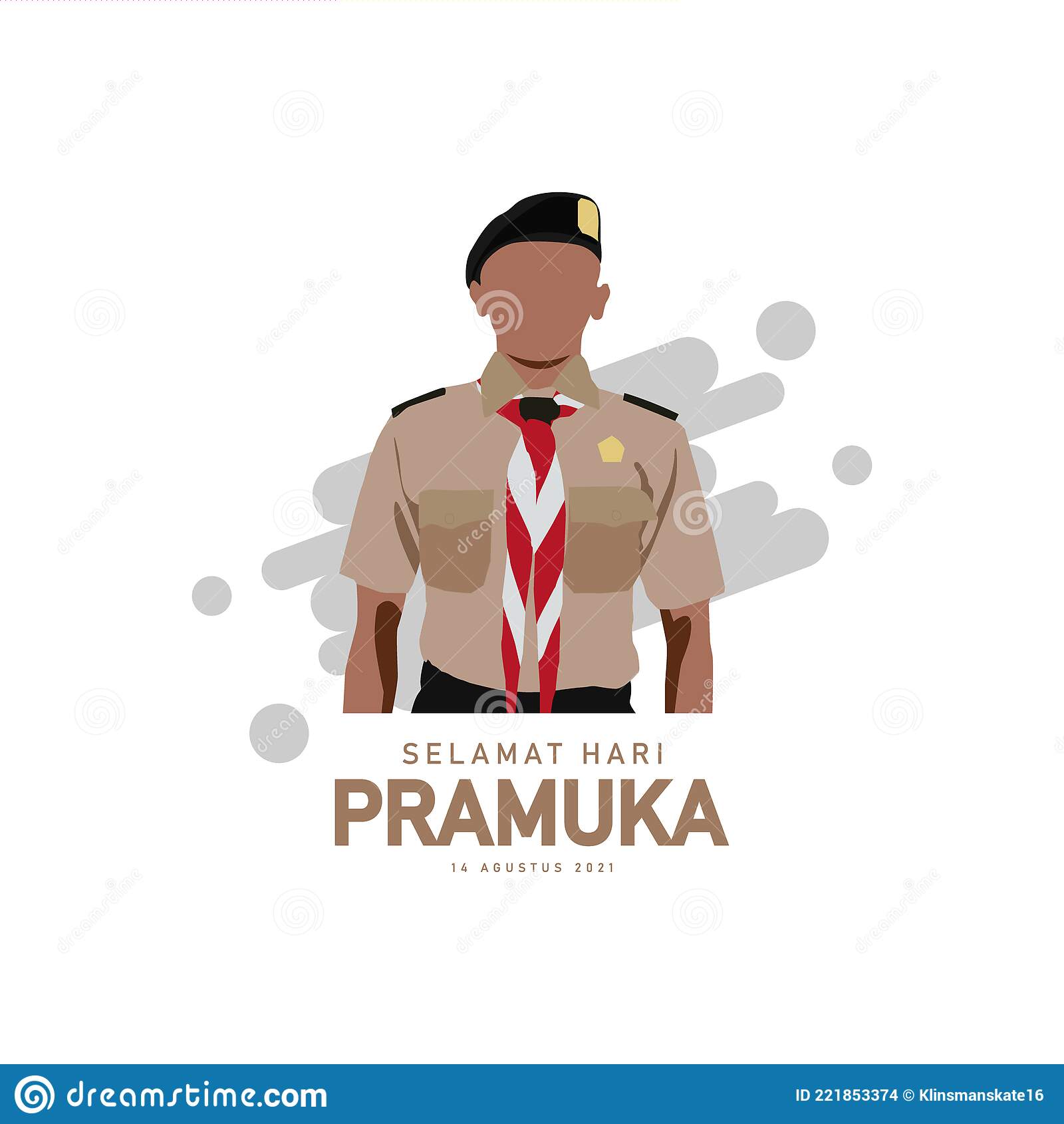 Detail Background Pramuka Vector Nomer 10