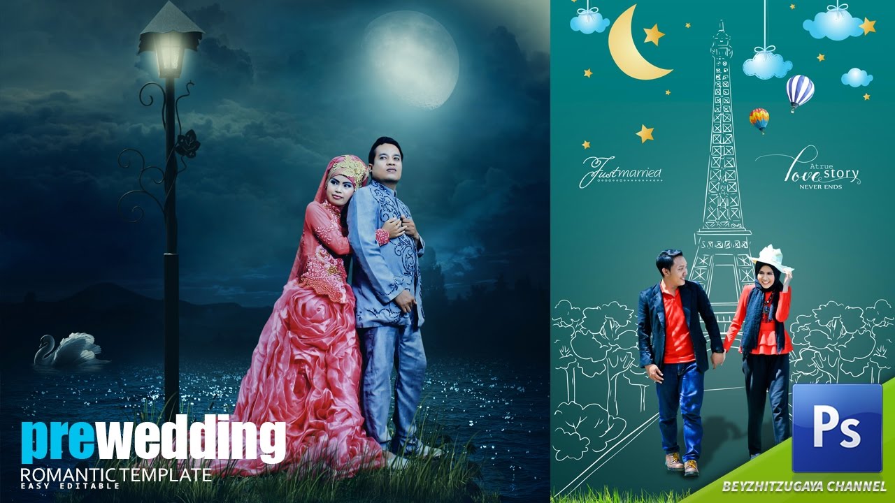 Detail Background Pre Wedding Psd Nomer 3