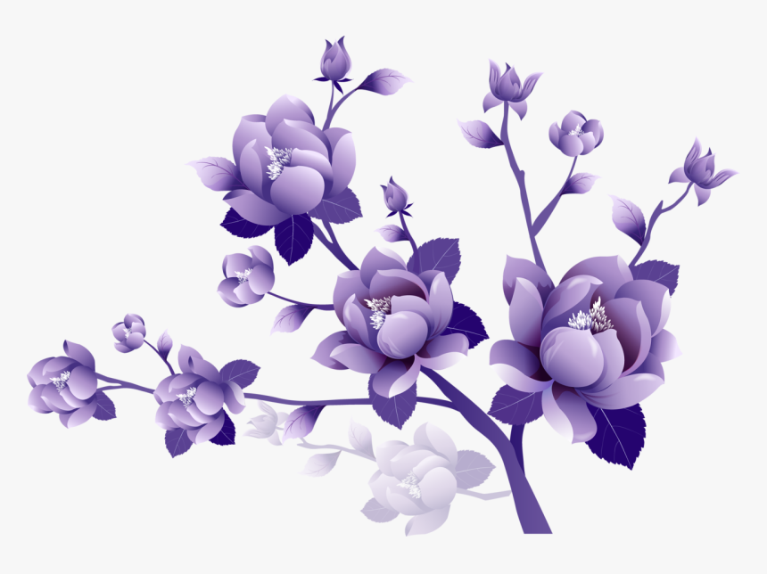 Detail Background Purple Flower Nomer 30