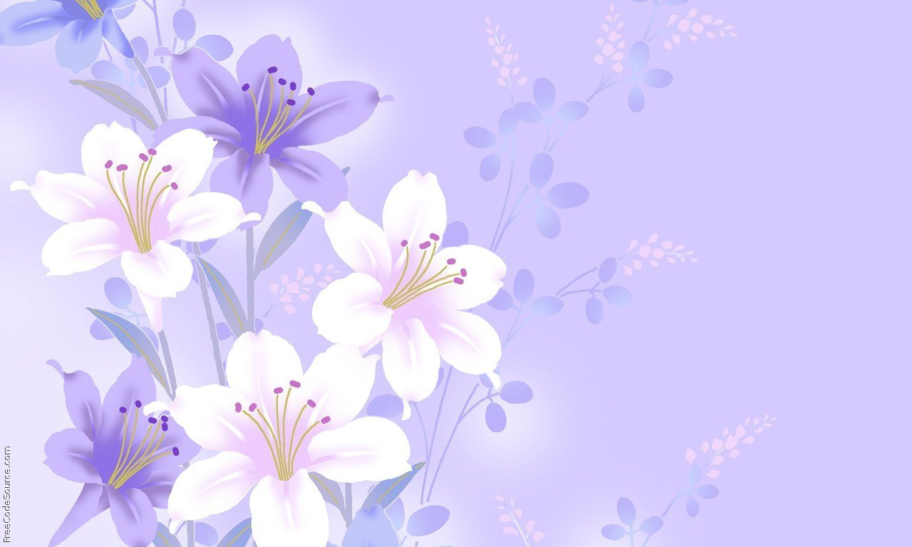 Detail Background Purple Flower Nomer 32