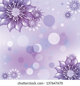 Detail Background Purple Flower Nomer 58