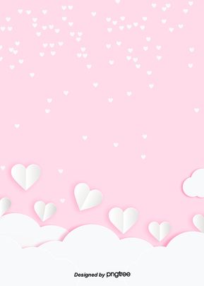 Background Putih Pink Love - KibrisPDR