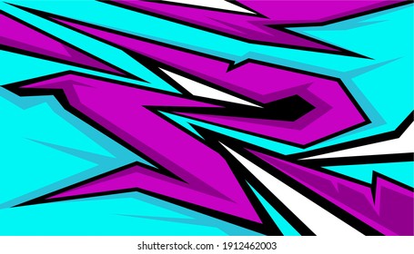 Detail Background Racing Nomer 44