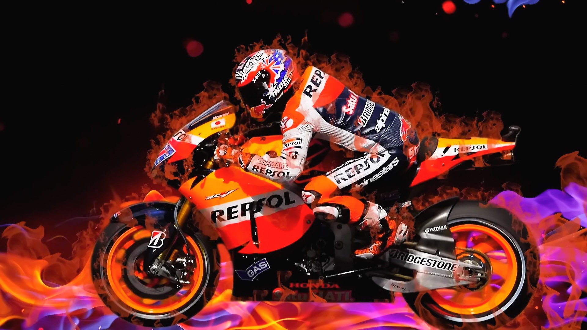 Detail Background Racing Motor Nomer 32