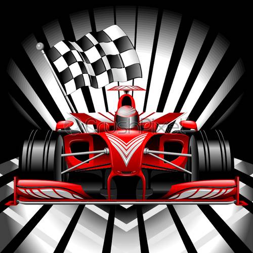 Detail Background Racing Red Nomer 39