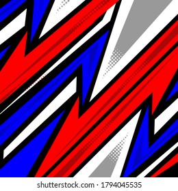Detail Background Racing Red Nomer 44