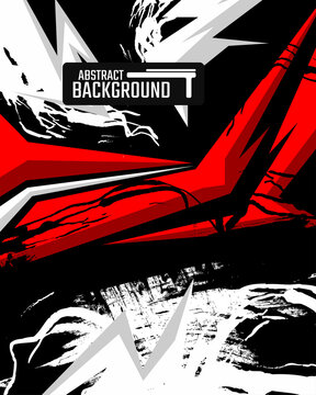 Detail Background Racing Red Nomer 56