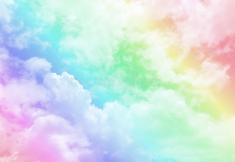 Detail Background Rainbow Pastel Nomer 3