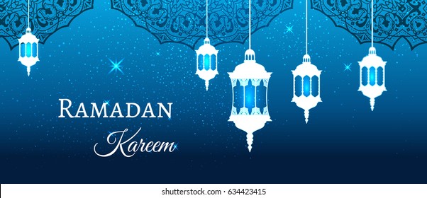 Detail Background Ramadhan Blue Nomer 4