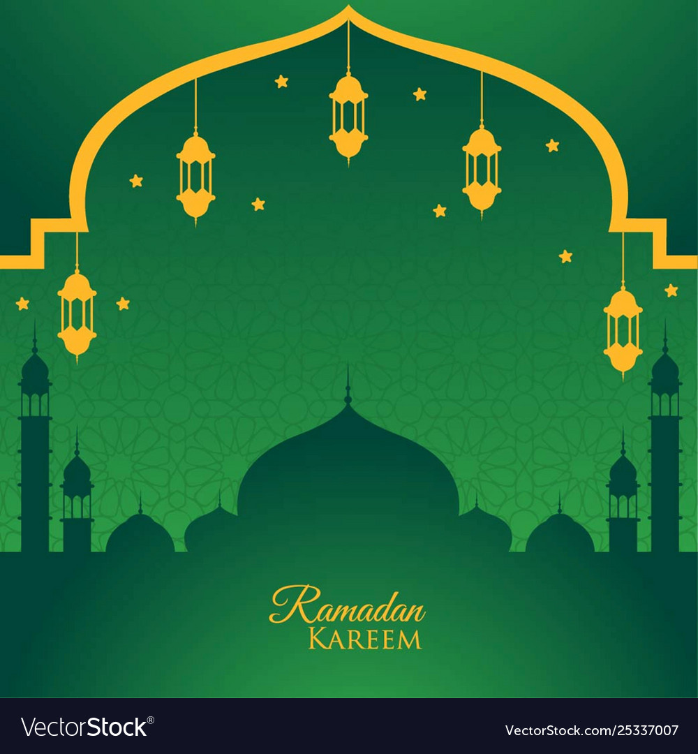Background Ramadhan Green - KibrisPDR