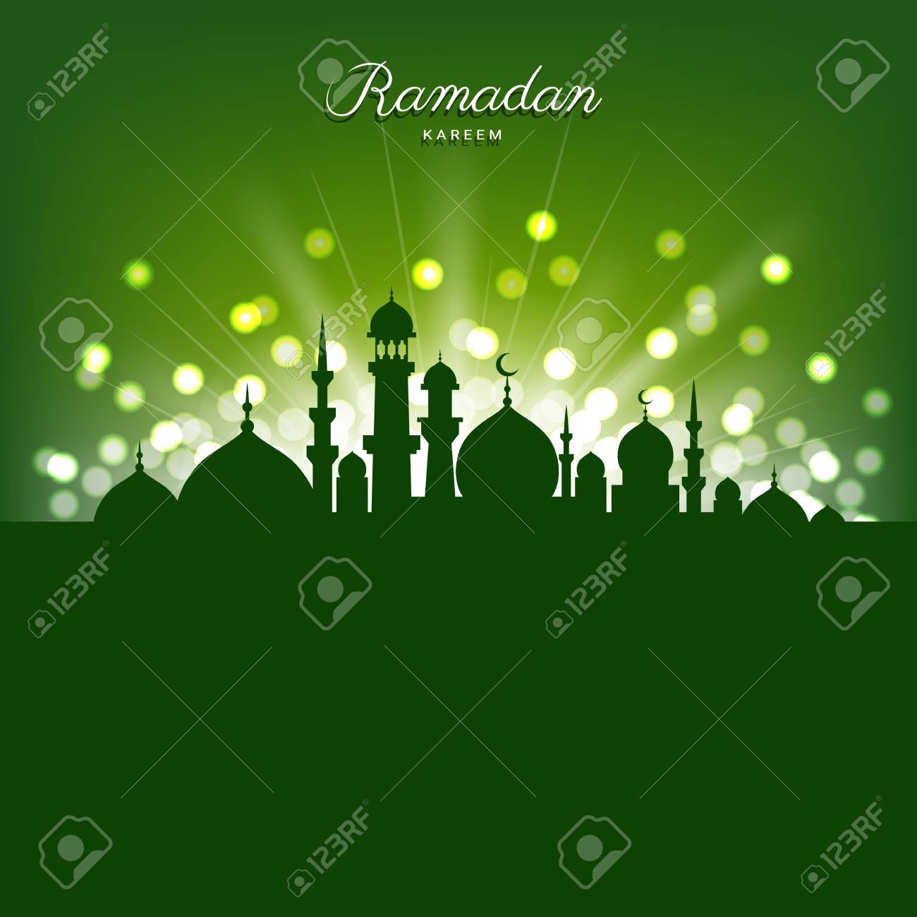 Detail Background Ramadhan Green Nomer 26