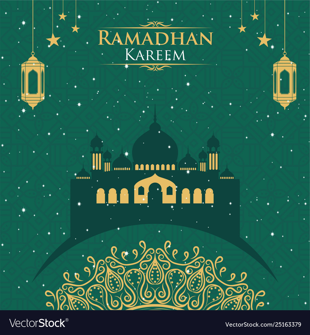 Detail Background Ramadhan Green Nomer 8