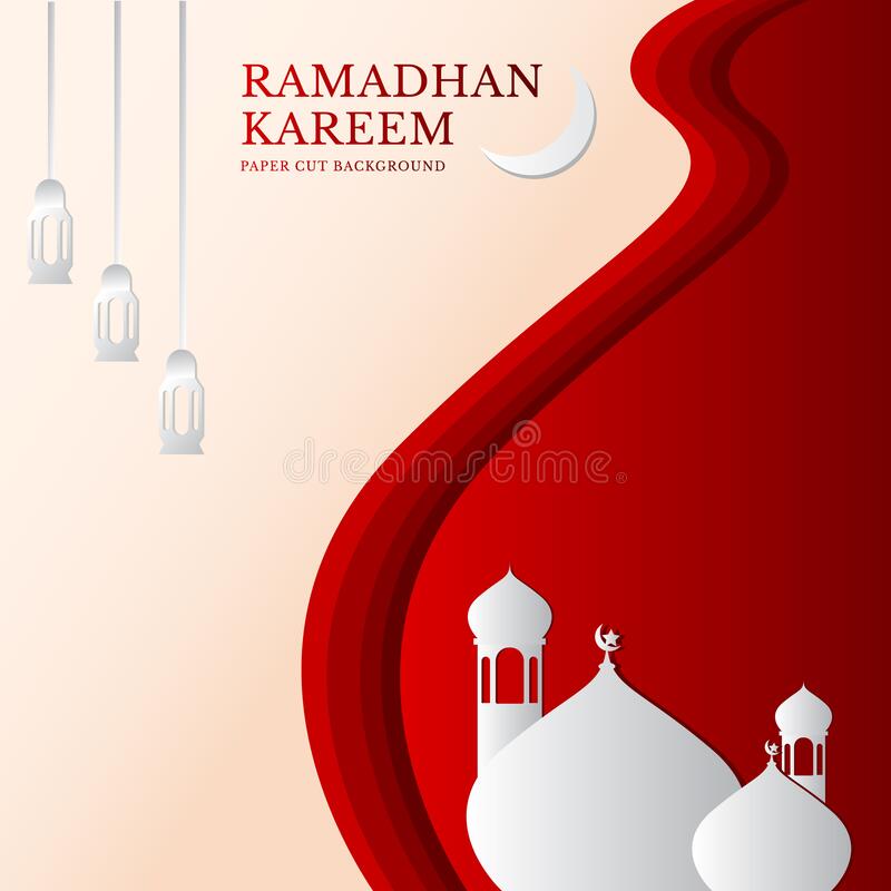 Detail Background Ramadhan Merah Nomer 5