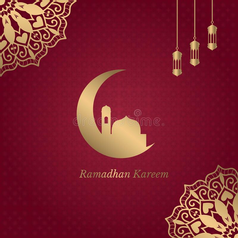 Detail Background Ramadhan Merah Nomer 6