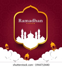 Detail Background Ramadhan Merah Nomer 51