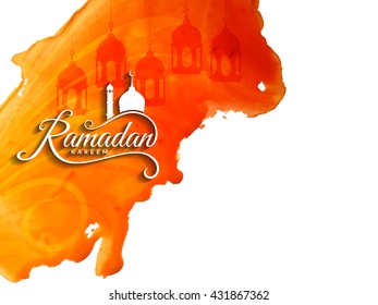 Detail Background Ramadhan Orange Nomer 14