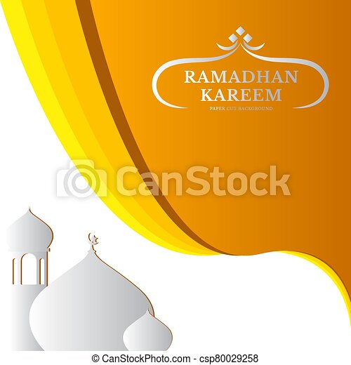Detail Background Ramadhan Orange Nomer 16