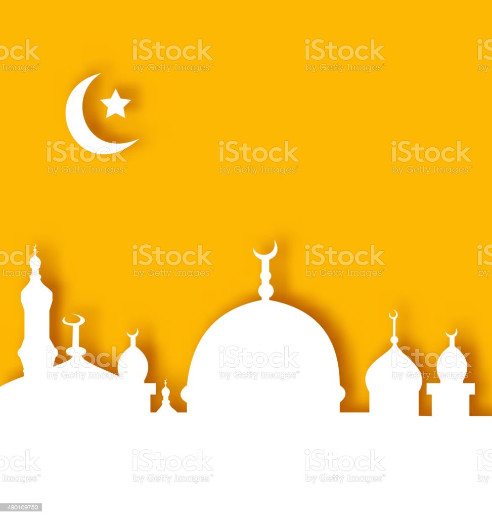 Detail Background Ramadhan Orange Nomer 20