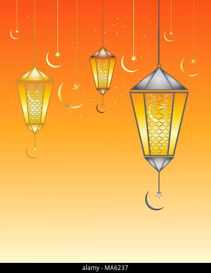 Detail Background Ramadhan Orange Nomer 40