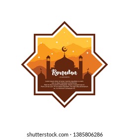 Detail Background Ramadhan Orange Nomer 44
