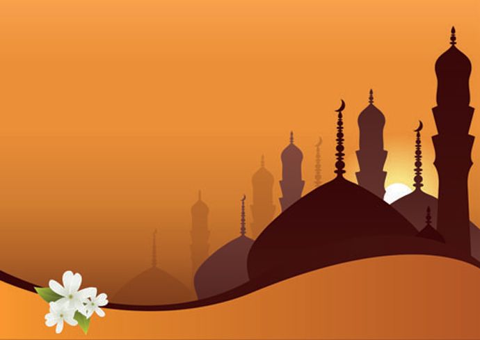 Detail Background Ramadhan Orange Nomer 50