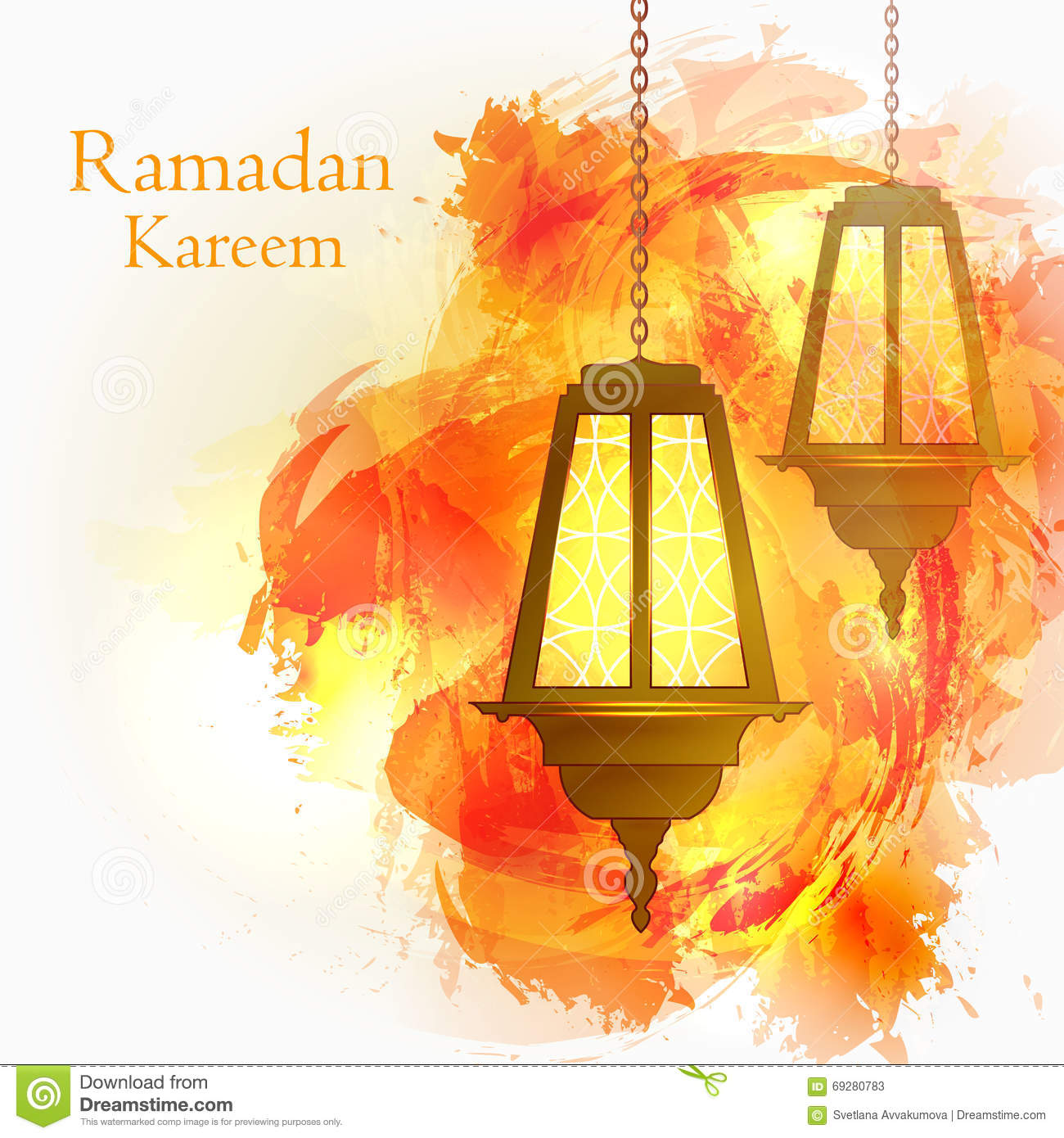 Detail Background Ramadhan Orange Nomer 10