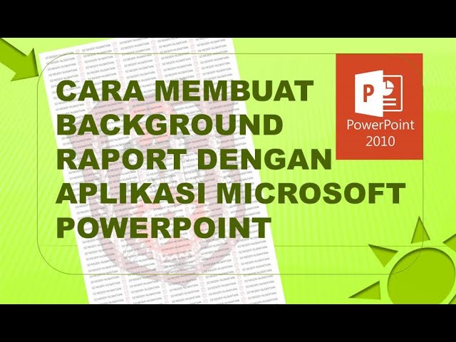 Detail Background Raport Nomer 45