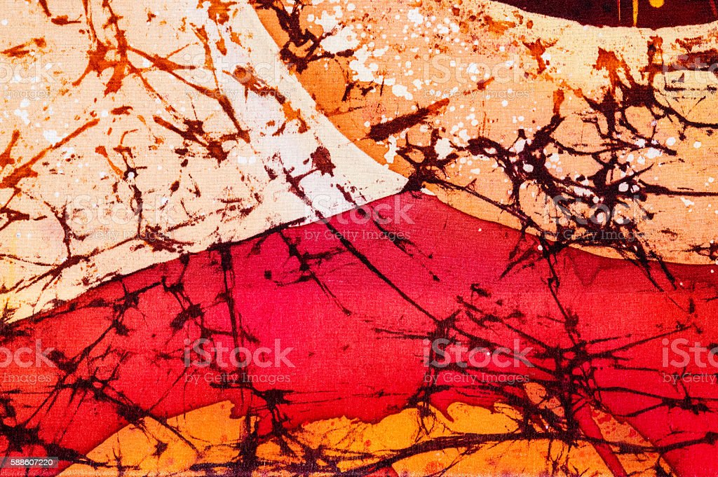 Detail Background Red Batik Nomer 30