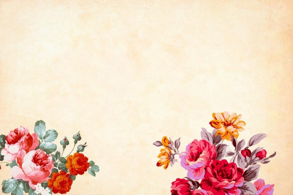 Detail Background Red Flower Nomer 4