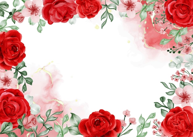 Detail Background Red Flower Nomer 41