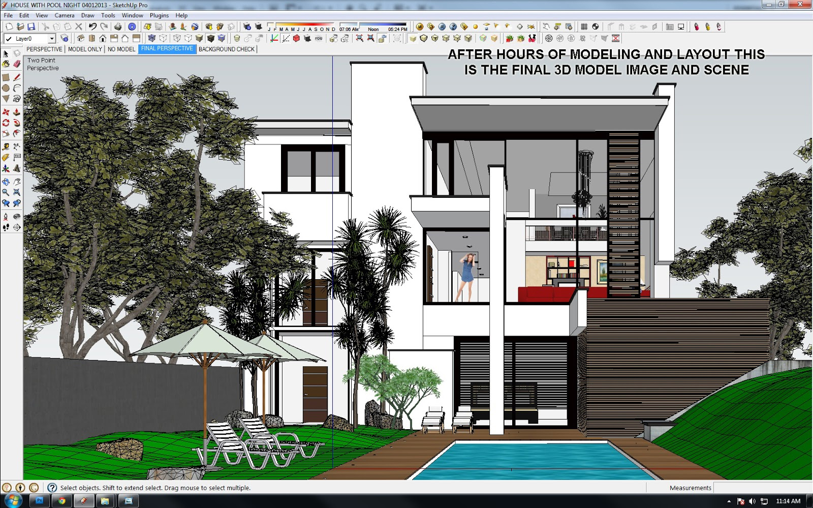 Detail Background Render Sketchup Nomer 28