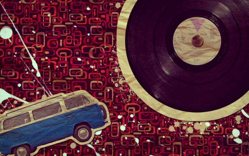 Detail Background Retro Style Nomer 26