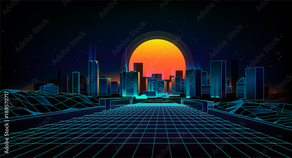 Detail Background Retro Style Nomer 38