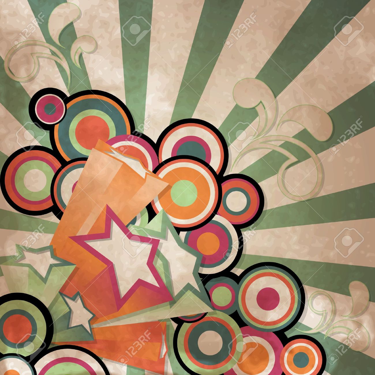 Detail Background Retro Style Nomer 9