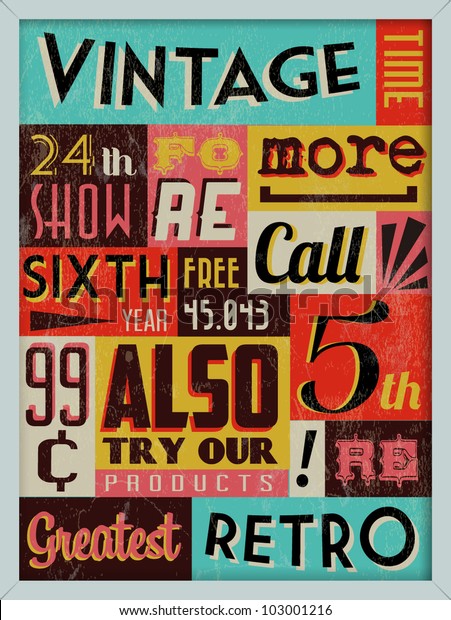 Detail Background Retro Vintage Nomer 9