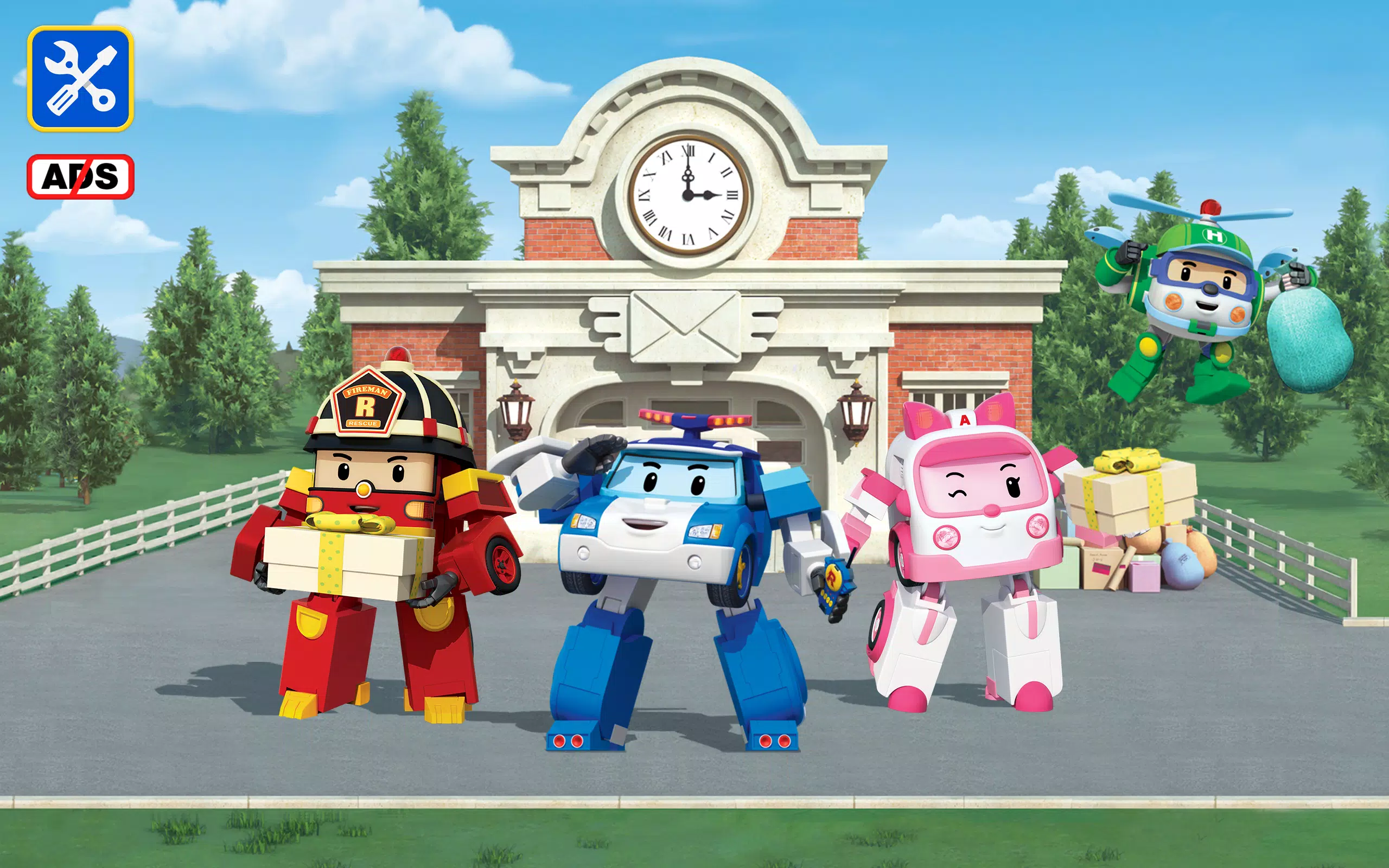 Detail Background Robocar Poli Nomer 24